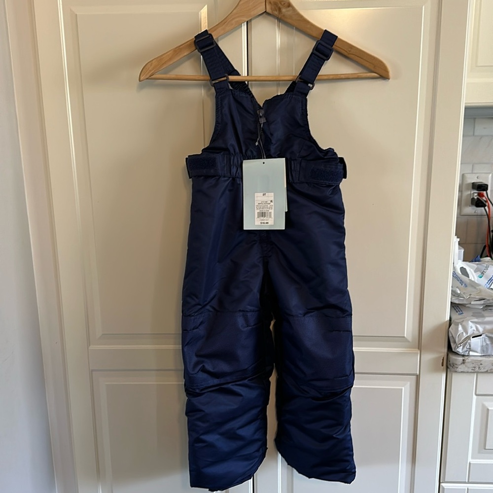 NWT cat and Jack snow pants blue size 3T